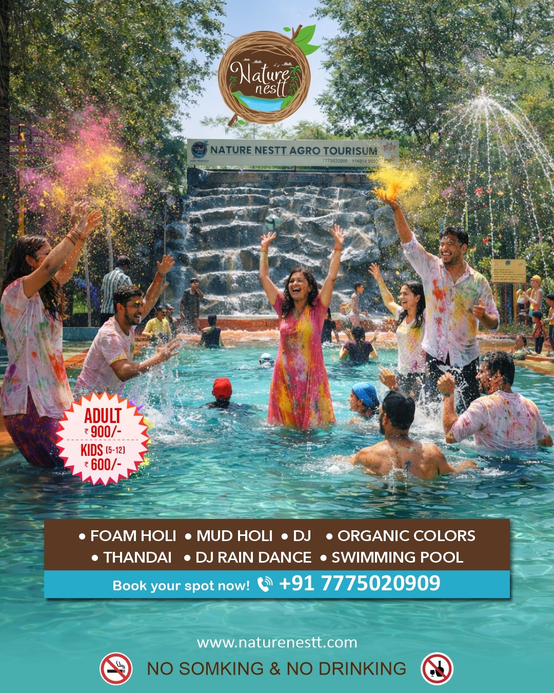 Holi Celebration Resort Booking Near Pune