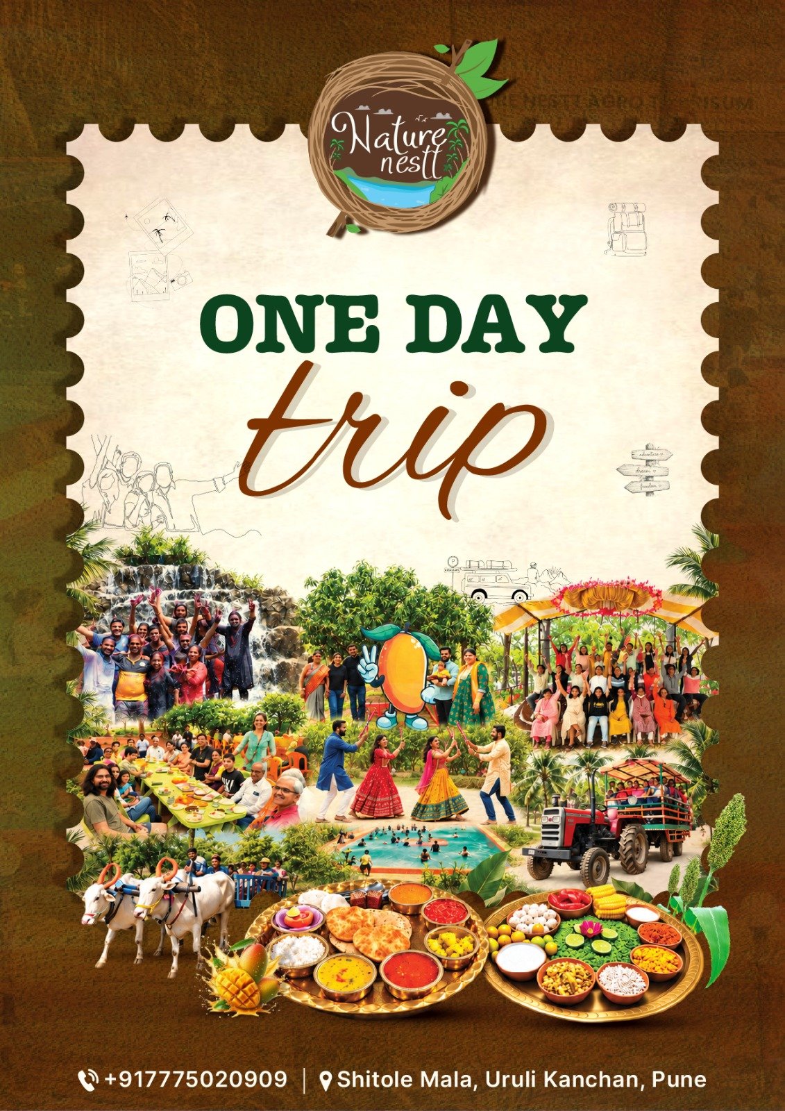 Best one day family trip resort near pune