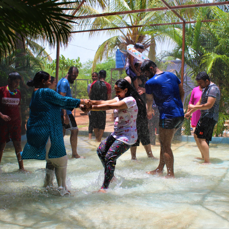 rain dance at naturenestt resort pune