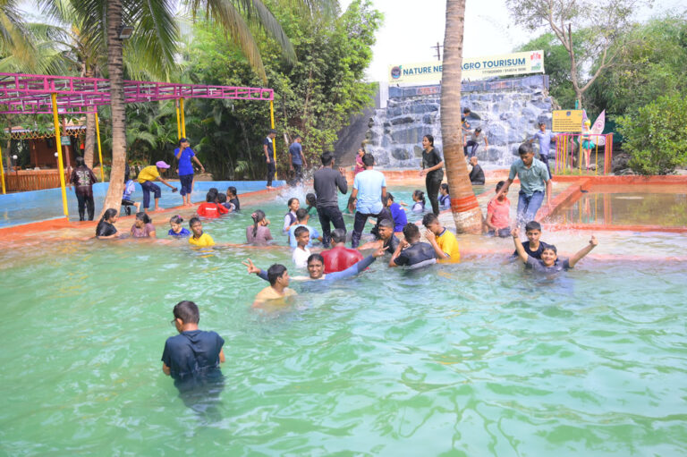 swimming pool at naturenestt resort