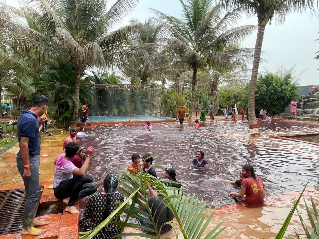 Holi celebration event resort near pune